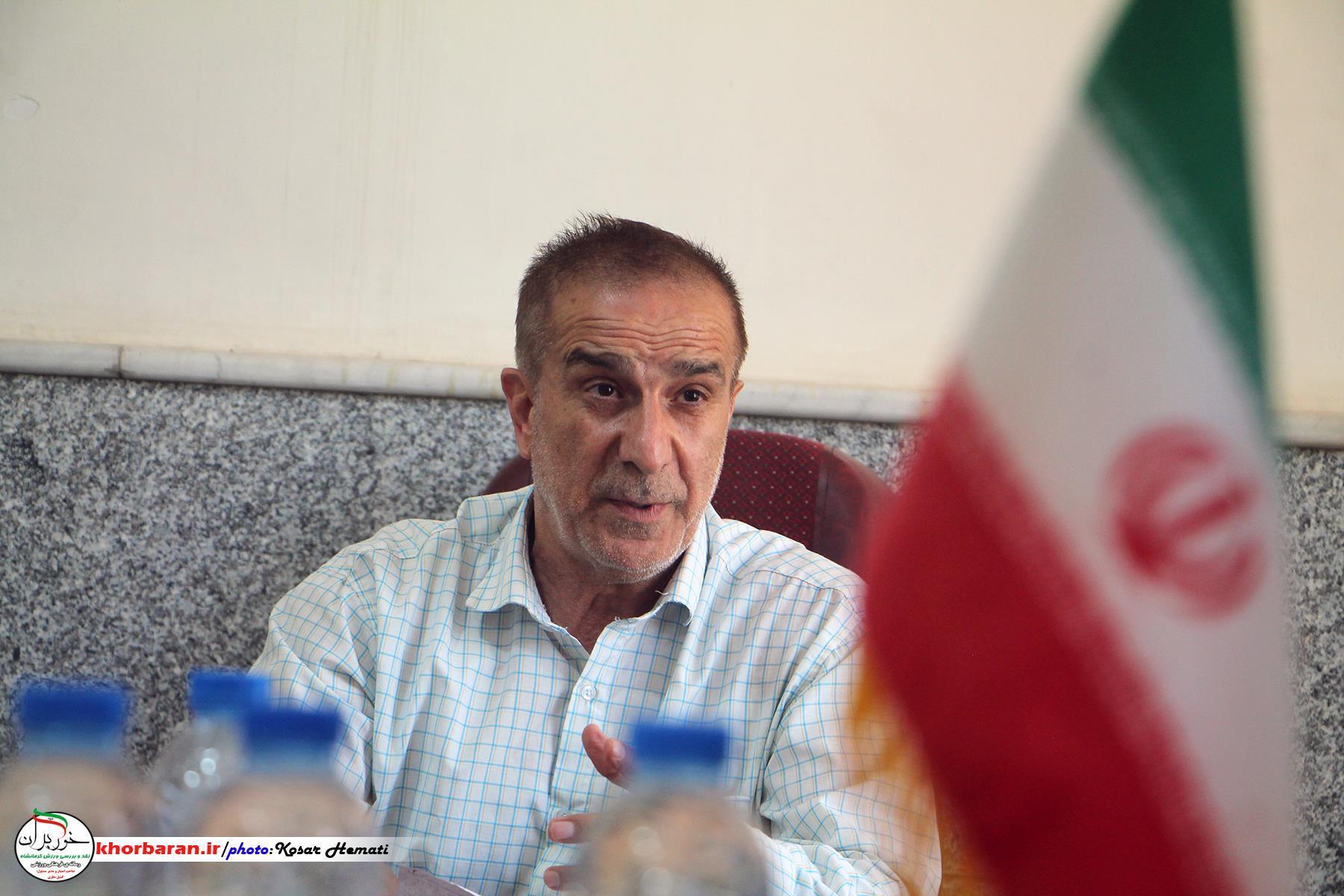 احمد روشن زاده رئیس هیات دو و میدانی کرمانشاه