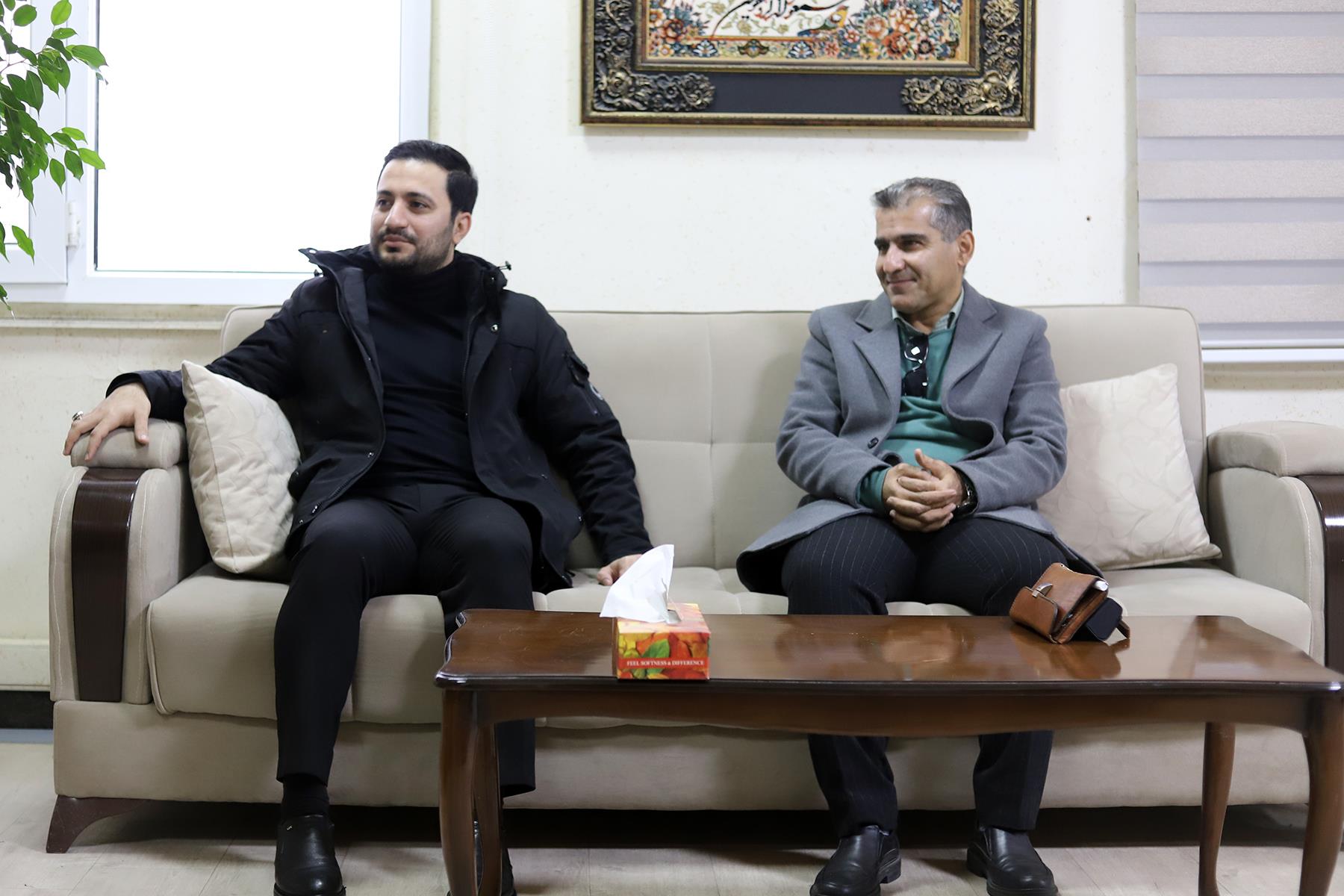 دیدار اعضای انجمن ورزش نویسان با مدیرکل ارشاد