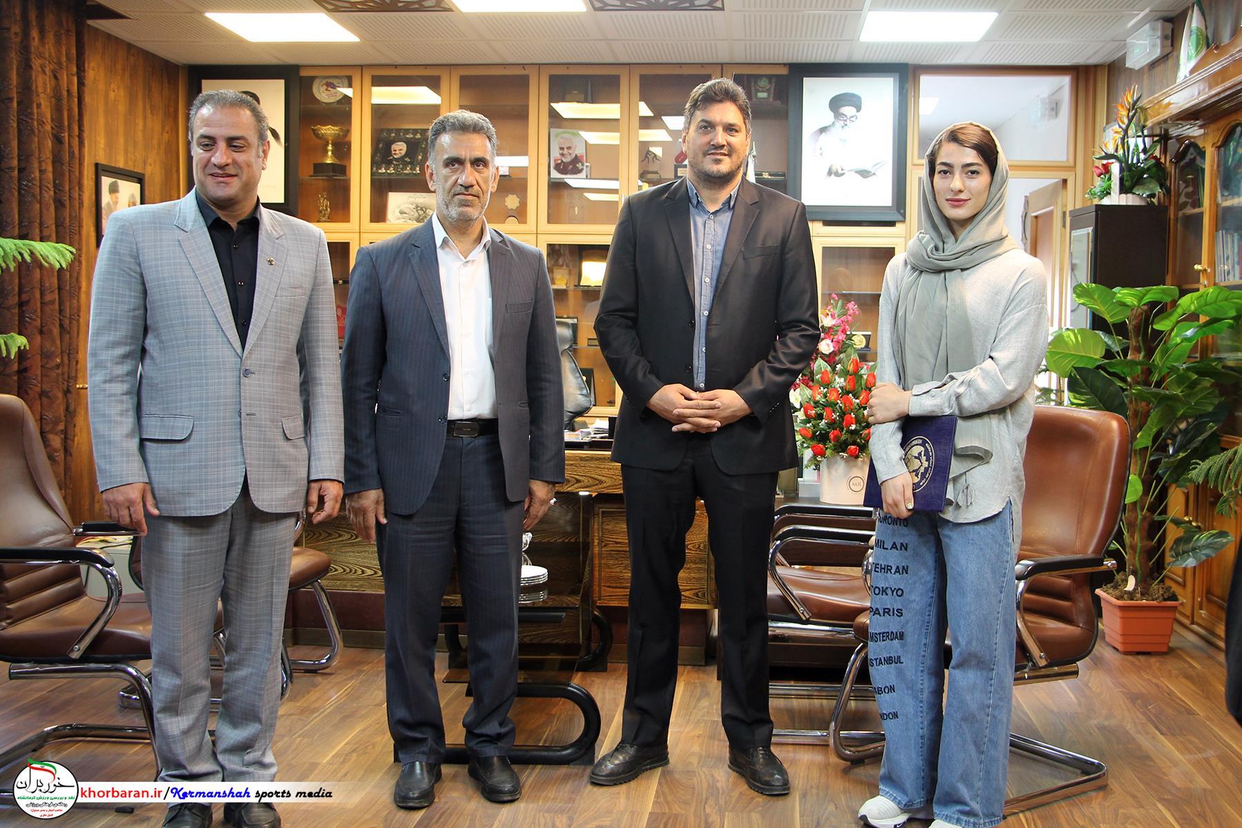 تجلیل از افتخارآفرینان کاراته استان کرمانشاه