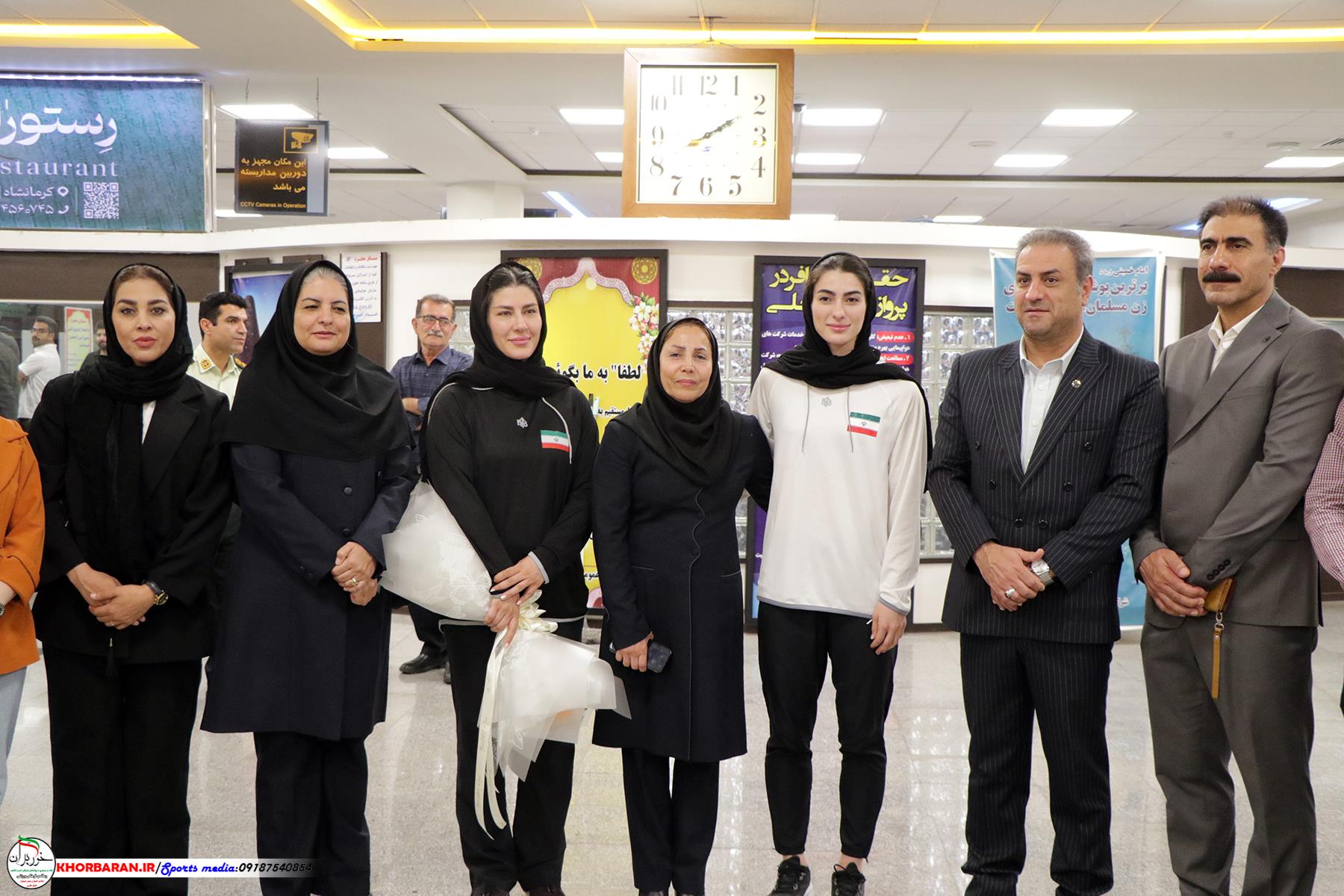 استقبال از آتوسا گلشادنژاد و پگاه زنگنه