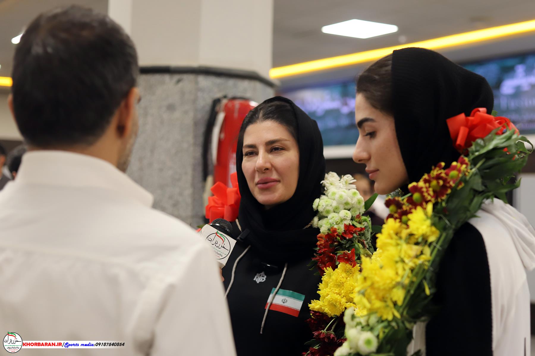 استقبال از آتوسا گلشادنژاد و پگاه زنگنه