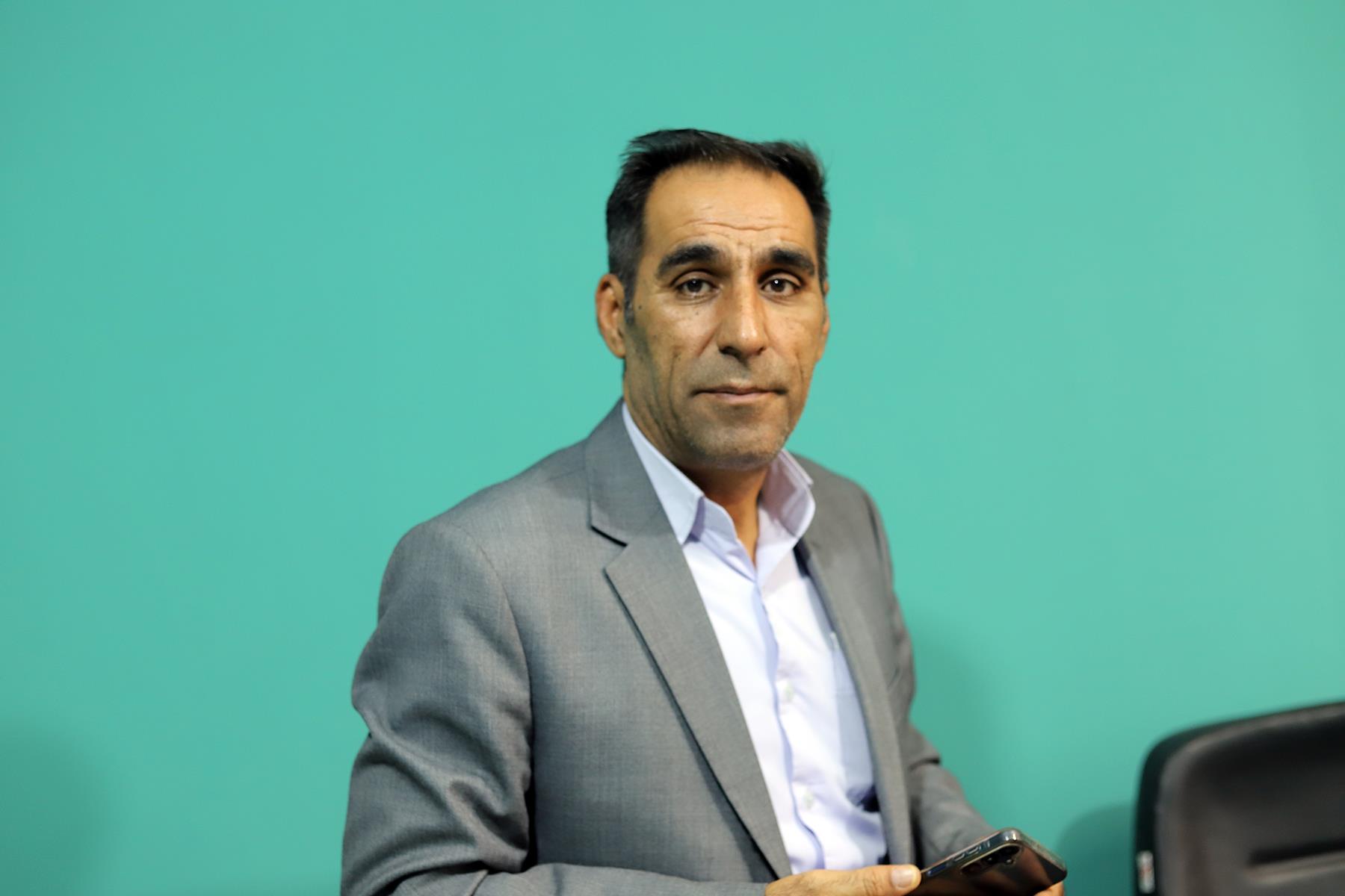 بهمن بوچانی رئیس هیات والیبال استان کرمانشاه