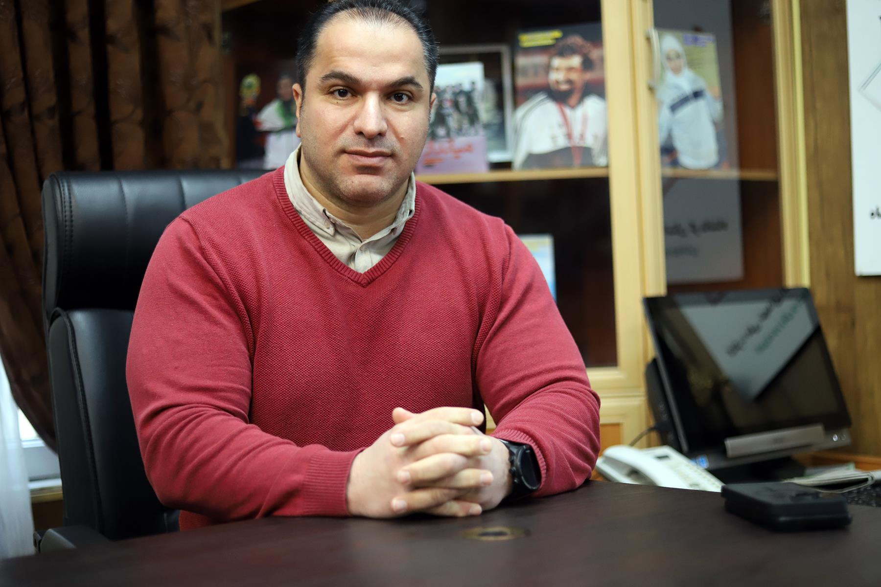 مجتبی همتیان رئیس هیات کونگ فو استان کرمانشاه