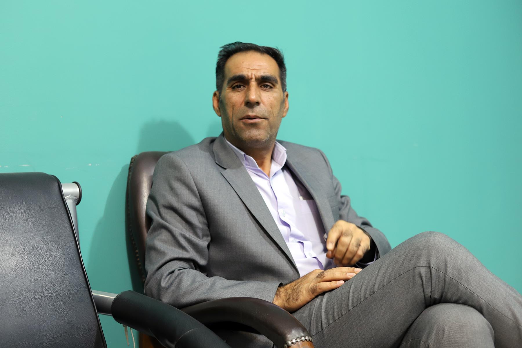 بهمن بوچانی رئیس هیات والیبال استان کرمانشاه