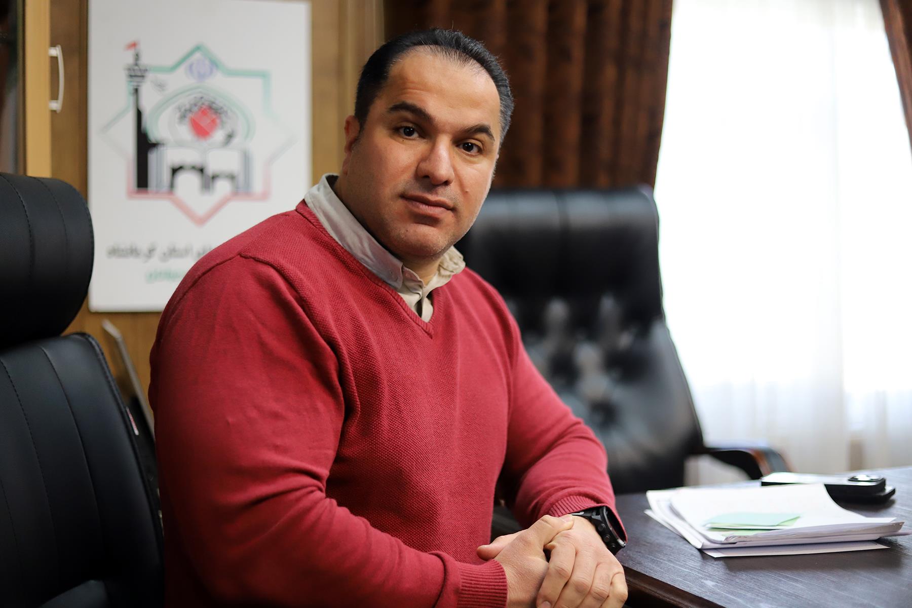 مجتبی همتیان رئیس هیات کونگ فو استان کرمانشاه
