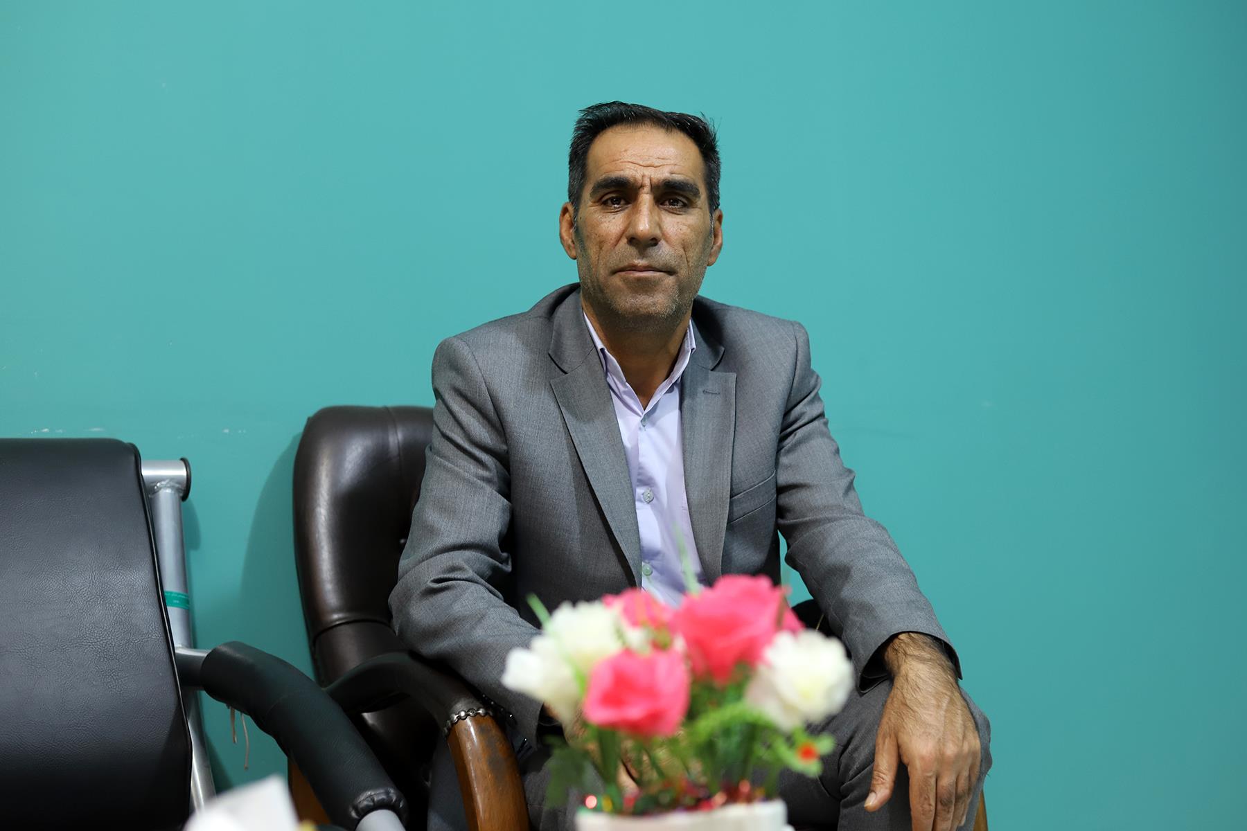 بهمن بوچانی رئیس هیات والیبال استان کرمانشاه