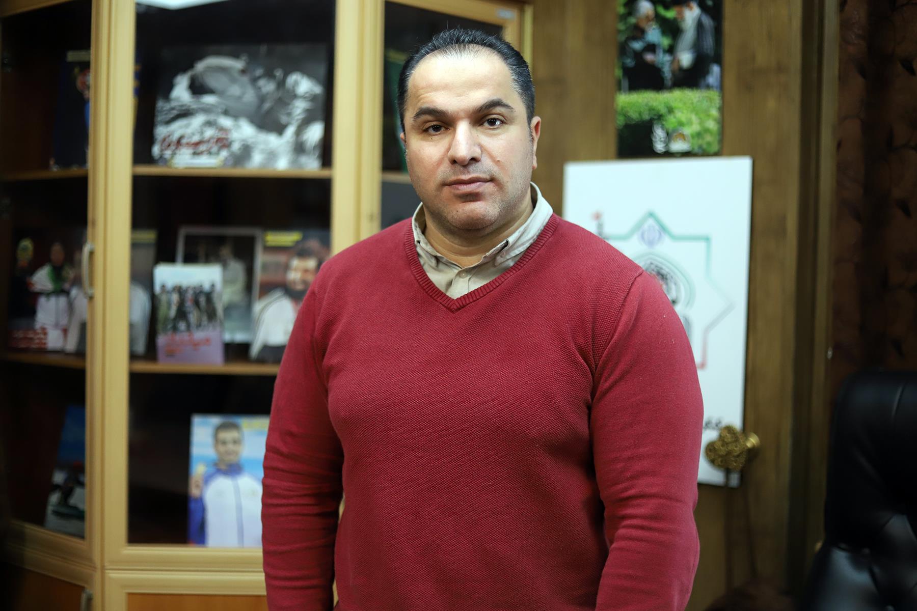 مجتبی همتیان رئیس هیات کونگ فو استان کرمانشاه