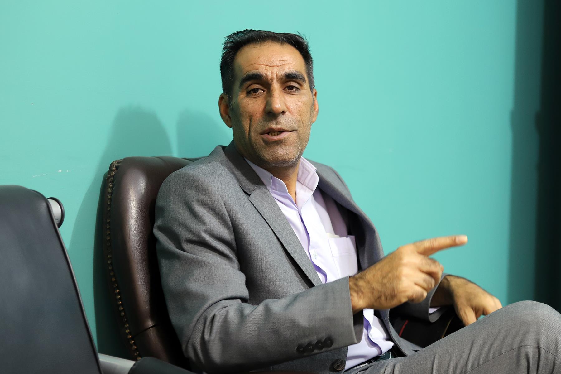 بهمن بوچانی رئیس هیات والیبال استان کرمانشاه