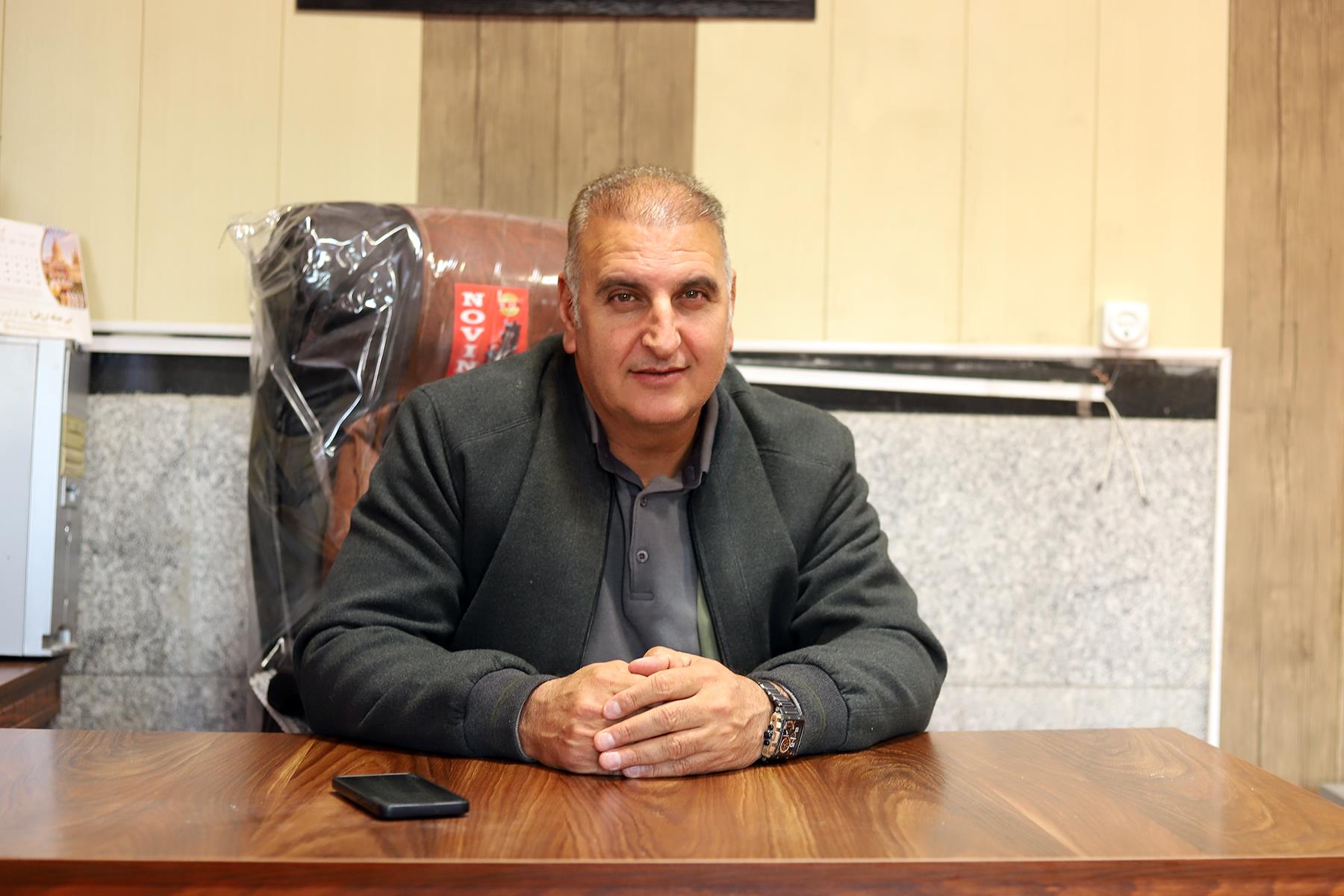 عزت اله پرنیان رئیس هیات جانبازان و توان یابان