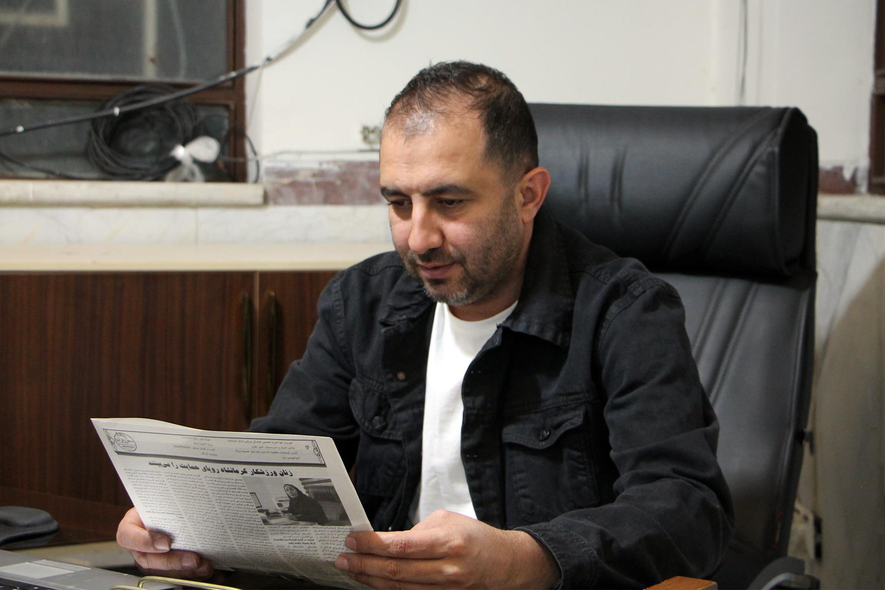 داریوش کرمی رئیس هیات شطرنج کرمانشاه