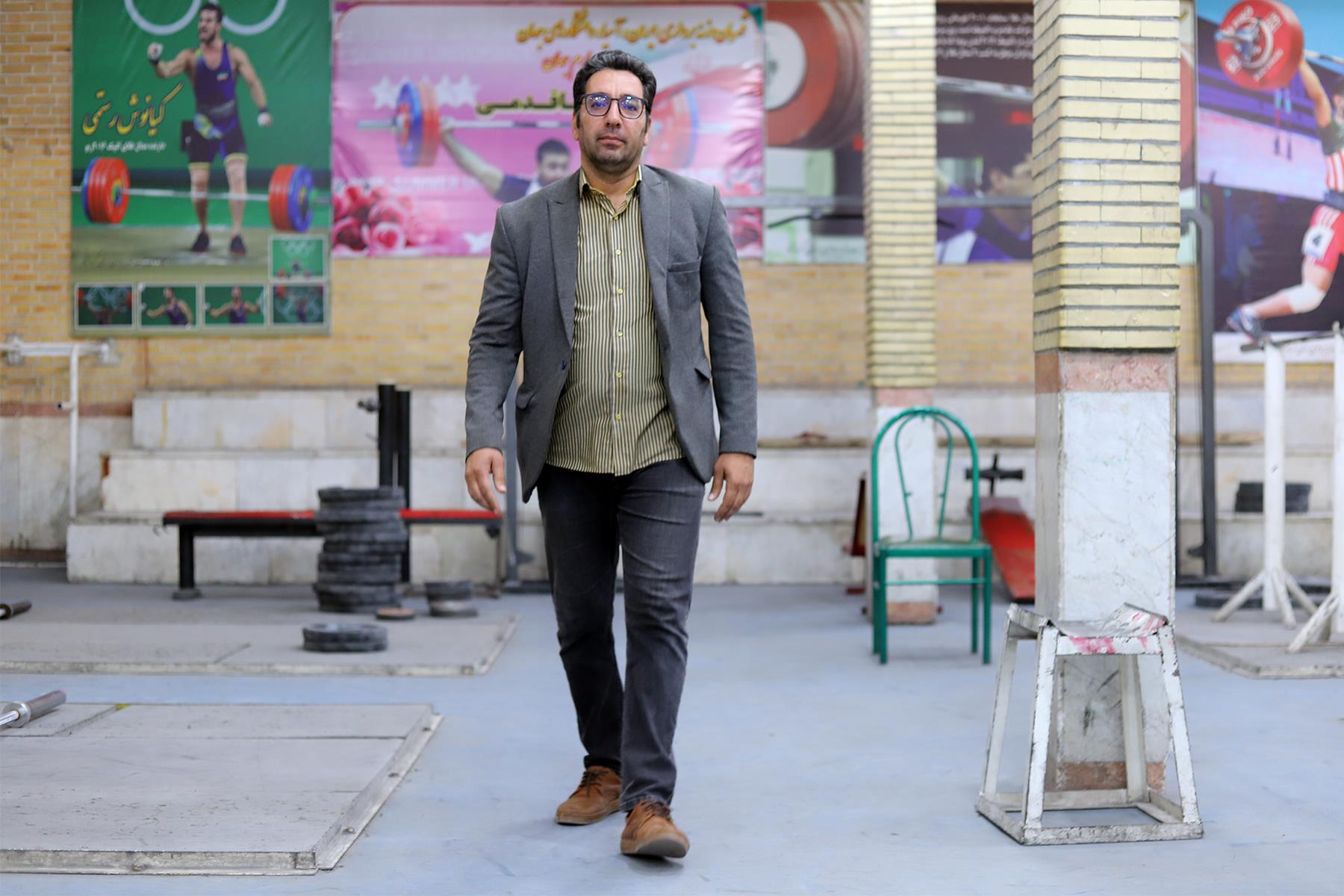 احمد کریمی رئیس هیات وزنه برداری کرمانشاه