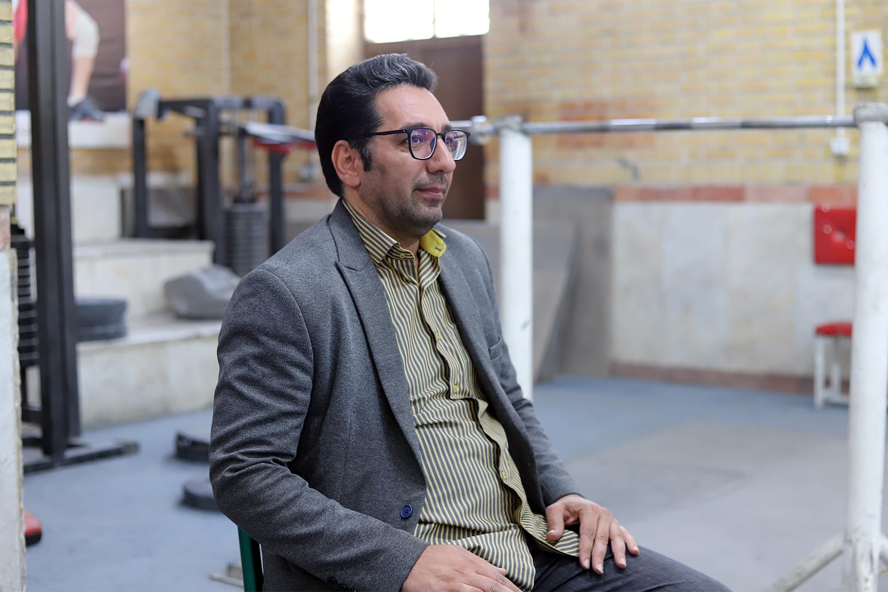 احمد کریمی رئیس هیات وزنه برداری کرمانشاه
