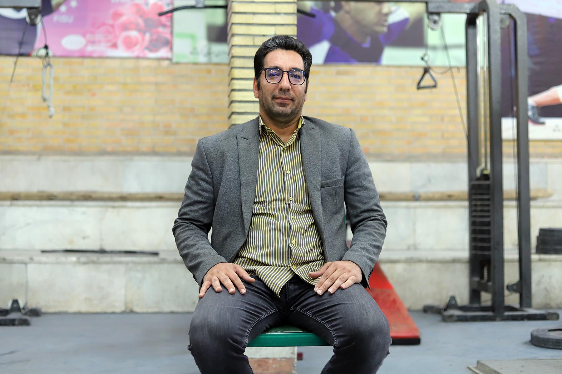 احمد کریمی رئیس هیات وزنه برداری کرمانشاه