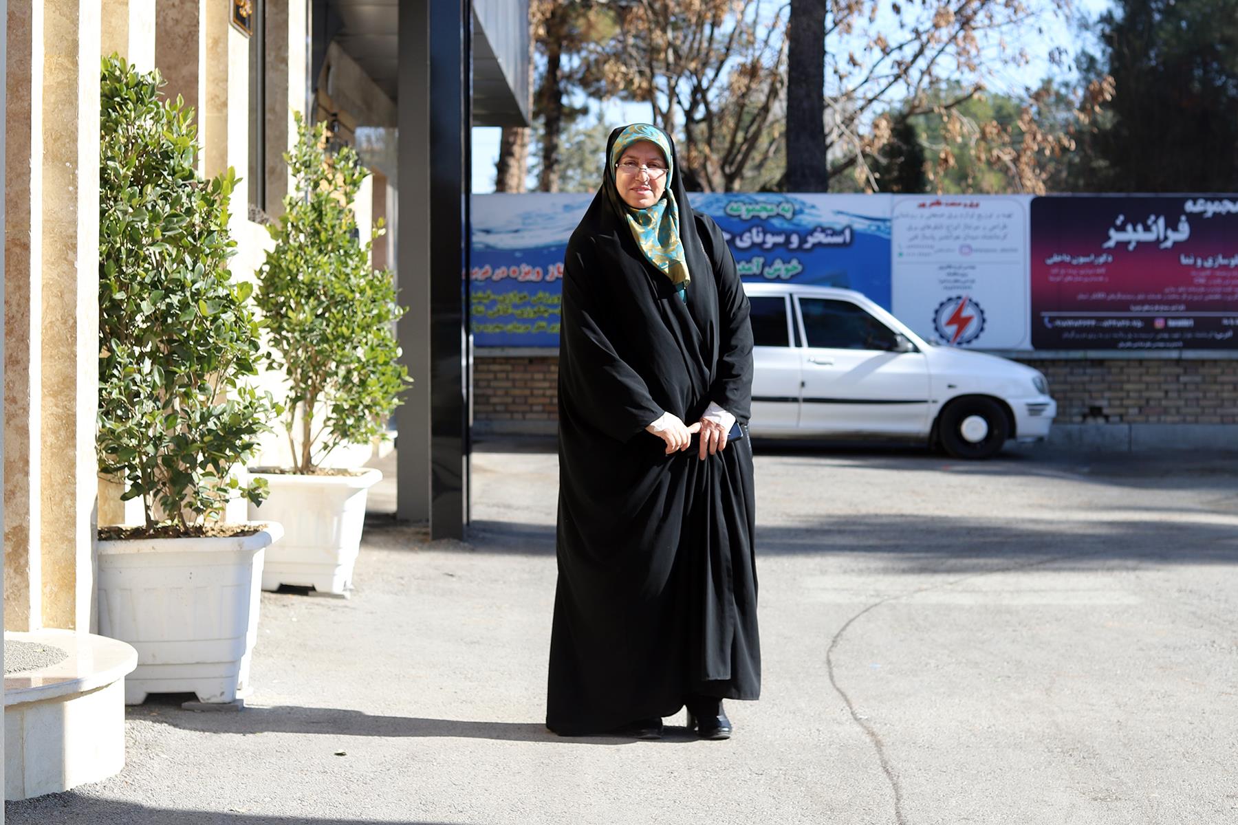 ثریا شهبازی رئیس هیات کوهنوردی کرمانشاه
