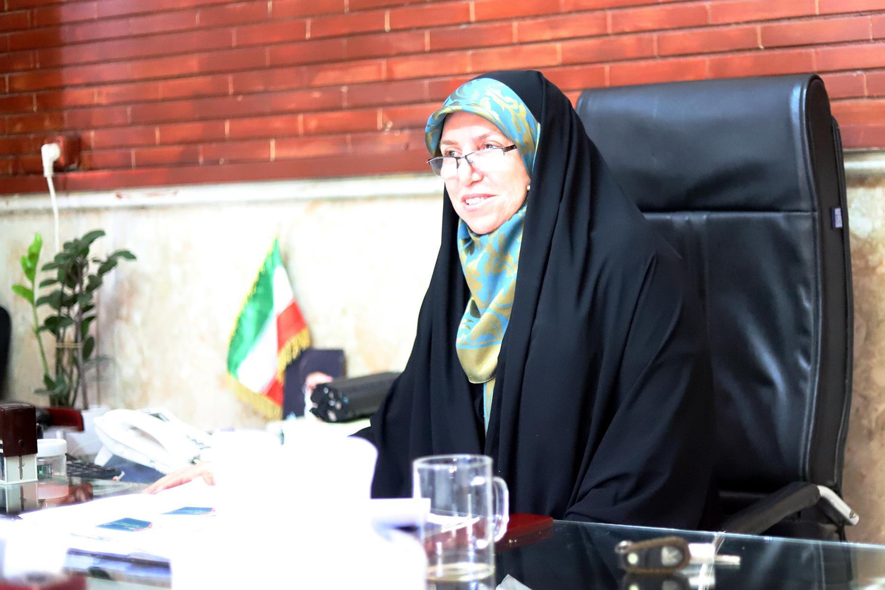 ثریا شهبازی رئیس هیات کوهنوردی کرمانشاه