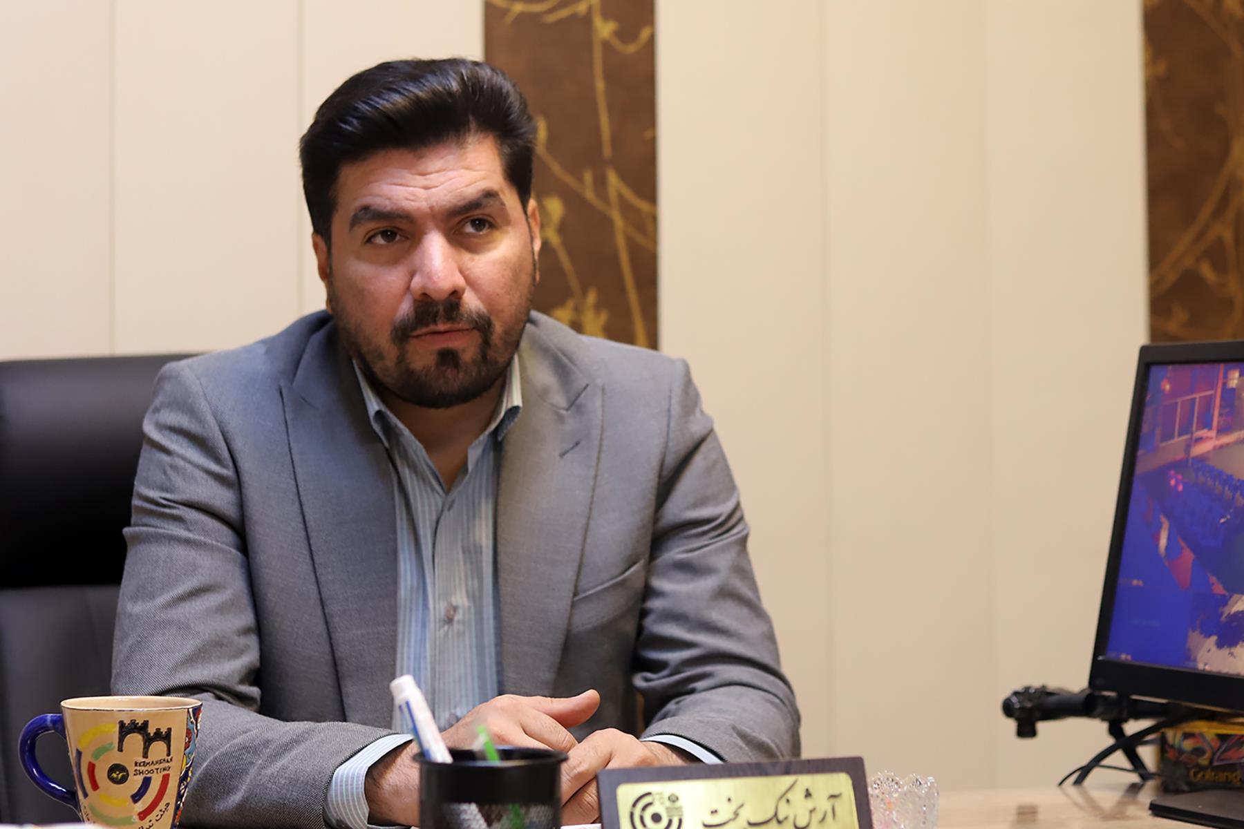 آرش نیکبخت رئیس هیات تیراندازی کرمانشاه