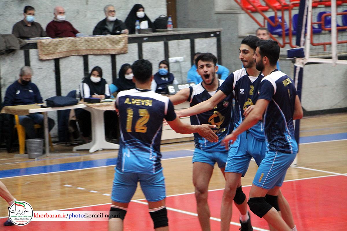   پایان دور اول لیگ والیبال در دسته یک سرب ب