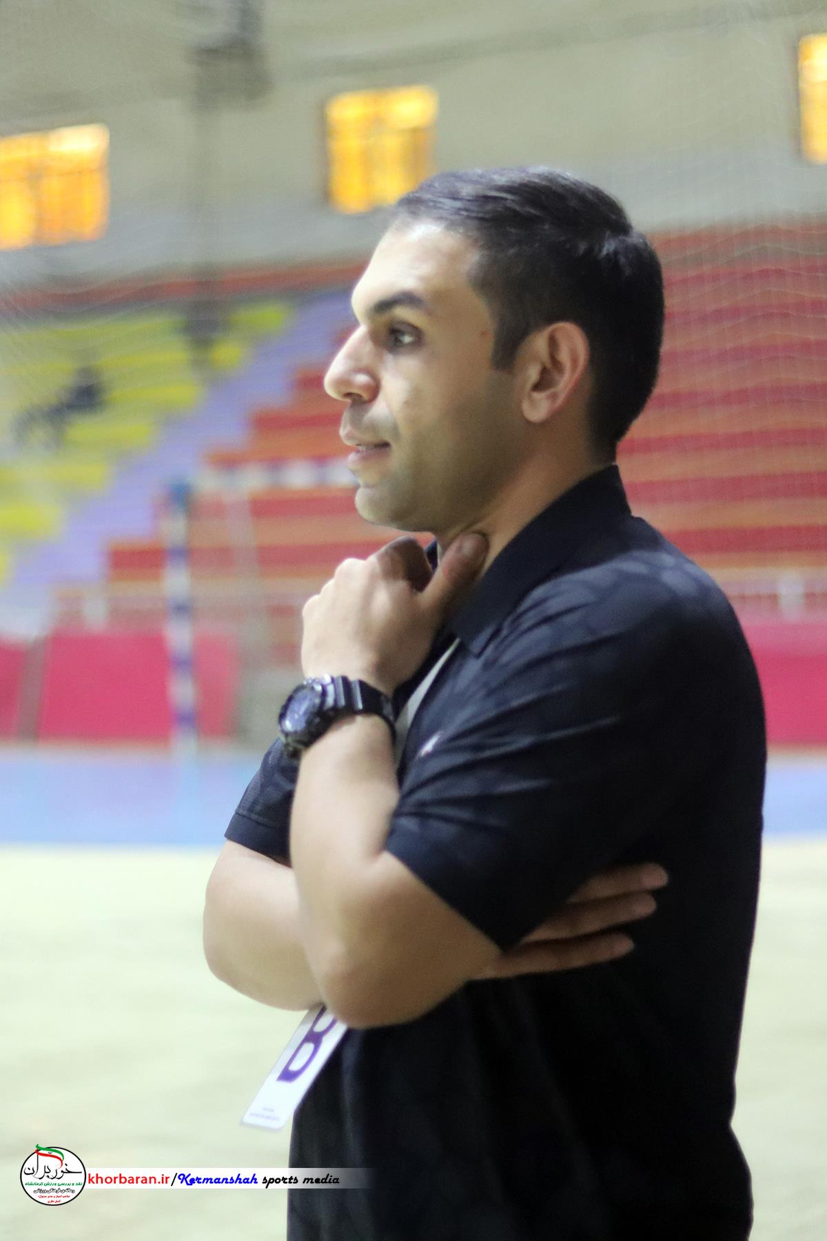 مهدی حمیدیه سرمربی هندبال اسلام آباد غرب