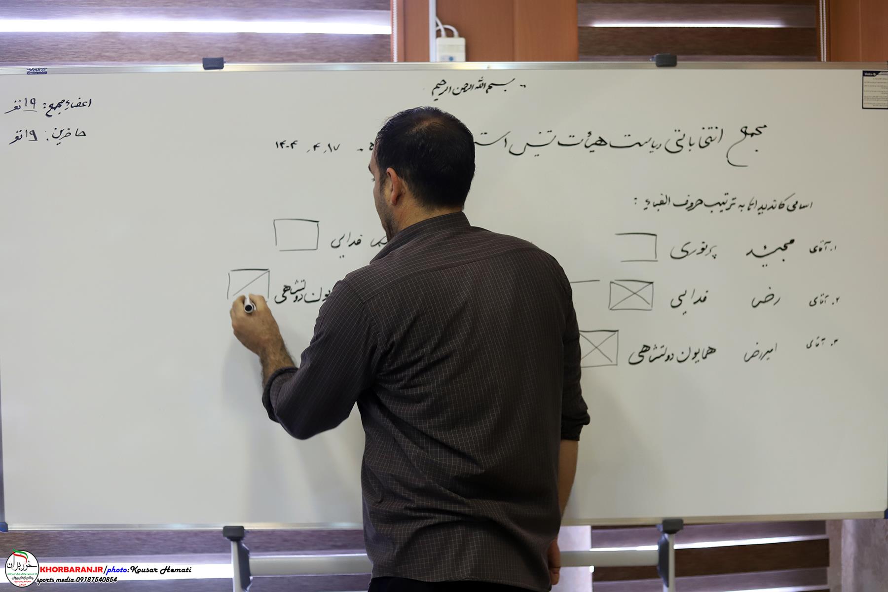 دولتشاهی کلیدار جدید هیات تنیس کرمانشاه